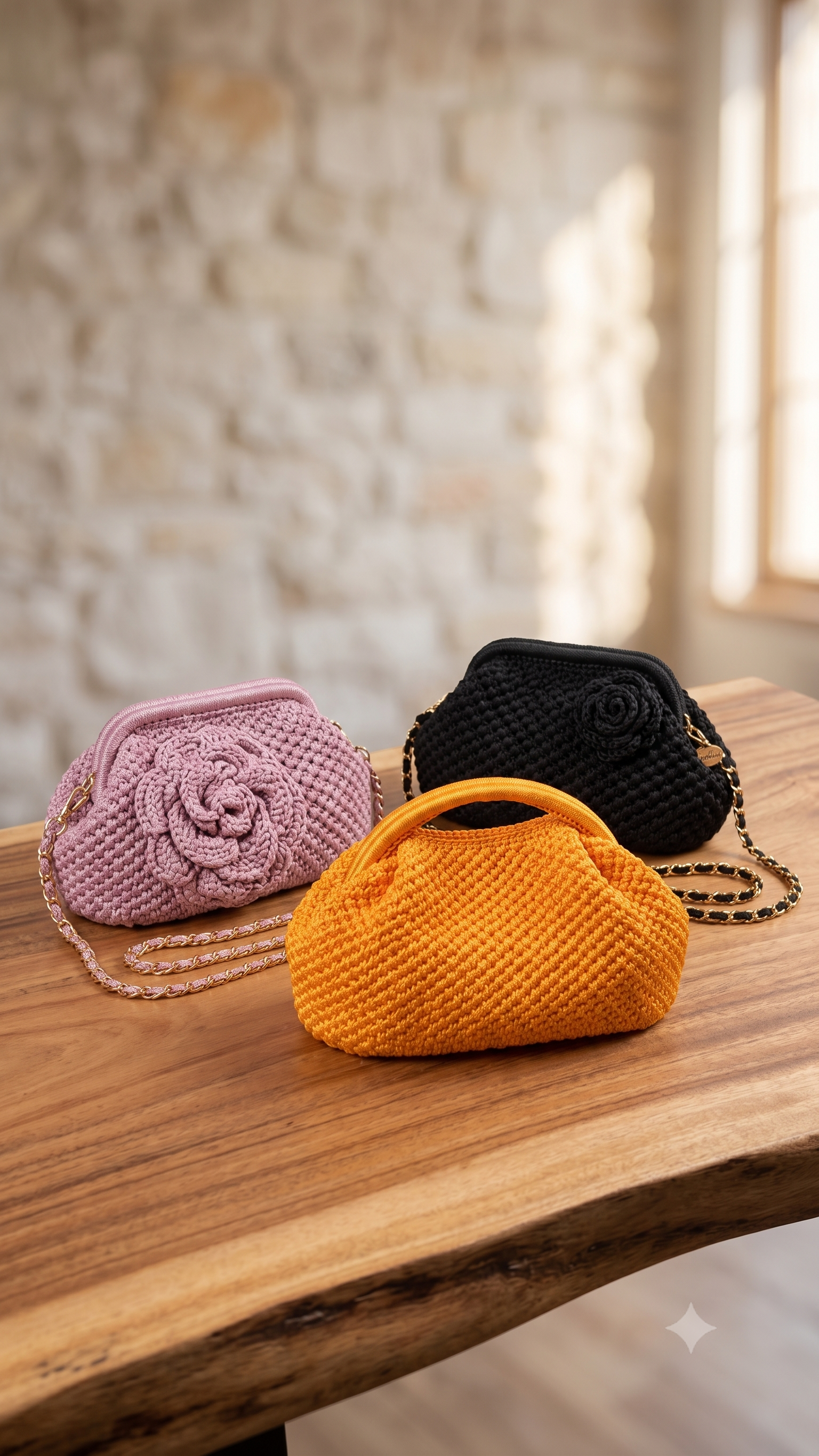 The Ewuraba Bags Golden Hour Collection — all three bags